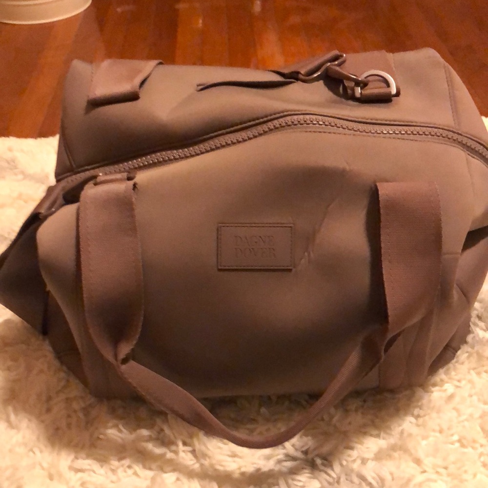Dagne Dover large Landon carryall in Taupe